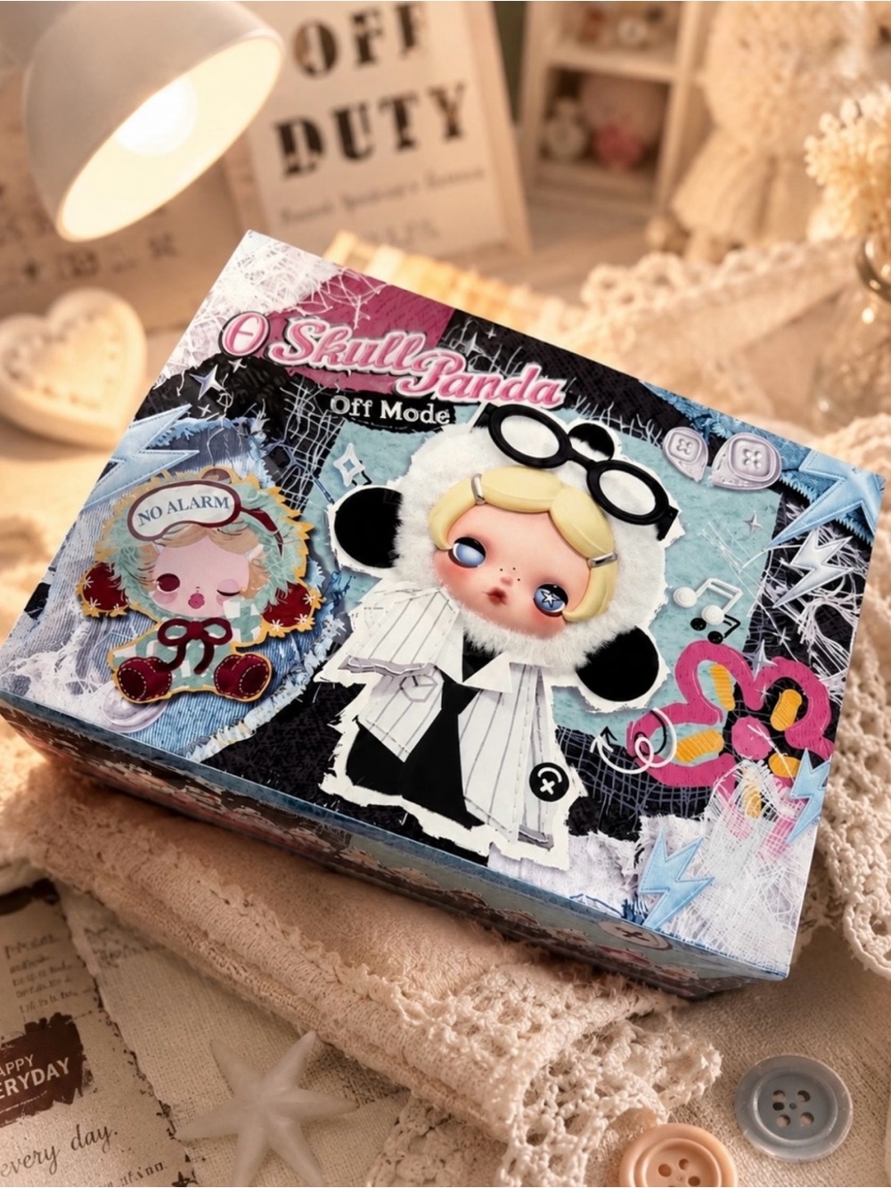 POP MART SKULLPANDA Off Mode Series Plush Doll Pendant Soft Chaos Confirmed - Picture 7 of 7